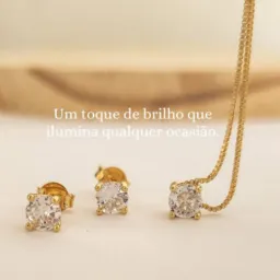 Semi Jóias Banho de ouro 18k 😍💍