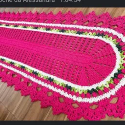 Vendas de tapetes de crochê