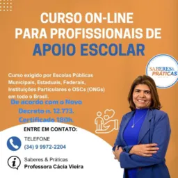 🖊️Pré-inscrição - CURSO On-line Cuidador de APOIO ESCOLAR 📘👩🏻💻📚*