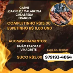 VENDA DE CHURRASQUINHO NO  MERCADO DA BAIA DO SOL🤤🍡