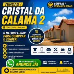 CRISTAL DA CALAMA 02/ VENDAS EM GERAIS/ZONA LESTE/PVH/ RON/
