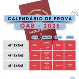 OAB 1 FASE 2025 💼