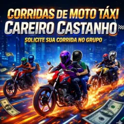 CORRIDAS DE MOTO TÁXI CAREIRO CASTANHO 🏁🏍️