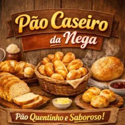 Pão cazeiro da nega