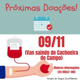 AMIGOS DO SANGUE 09/11 saindo de  Cachoeira do Campo as 6:00