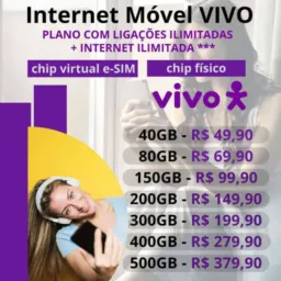 Internet 🛜 Vivo 🛜Tim🛜 Claro