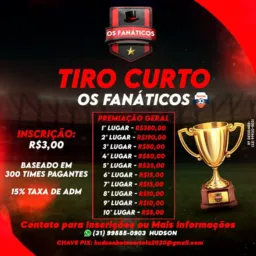 Os Fanáticos Tiro Curto 3,00
