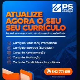 ACTUALIZAÇÃO DE CURRÍCULO VITAE- Promoção🚨🚨
