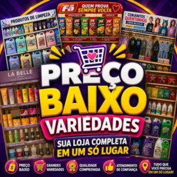 Preço baixo variedades 🏃🏻♀️🏃🏻🪣🧽🧹🧼🚰🛁