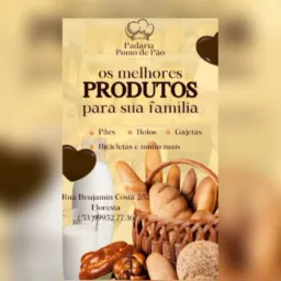 Padaria ponto do pão (Bairro floresta) aceitamos encomendas doces salgados!