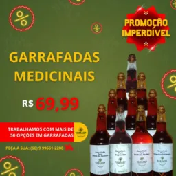 Garrafadas na Promoção relâmpago R$69,99 😱💚🌿