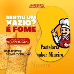 Pastelaria sabor mineiro e suco natural
