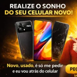 Seu celular novo.