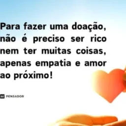 DOAR E AMA ❤️ O PRÓXIMO 🙌🥰 grupo de novo repartimento Pará ☺️