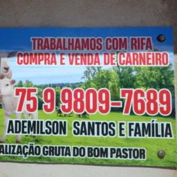 RIFA-SE PELA DEZENA FEDERAL CARNEIRO 🐏🐏