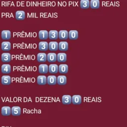 RIFA DI 2⃣ mil Reais