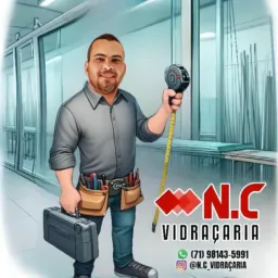 👷N.C vidraçaria👷🏻‍♂️🪞 Vendas de vidro e acessórios, Instalação, Manutenção 🪟