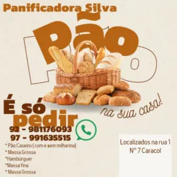 Panificadora Silva 🥖 Delivery e estivas em geral. Localizados na rua 1 n 07 residencial Caracol