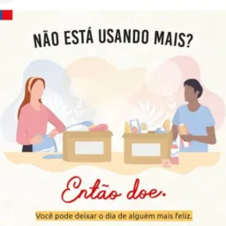 Doações  de nova  muntum  e divulgação de vaga de trabalho