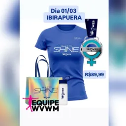 CORRIDA E RETIRADA GIRL POWER R$89,99 e Taxa de Retirada R$15