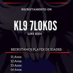 RECRUTAMENTO PARA KL9 7LOKOS