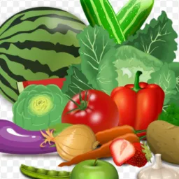 PRODUTOS DA ROÇA FRUTAS E VERDURAS DA REGIÃO DE PORTO DE MOZ.