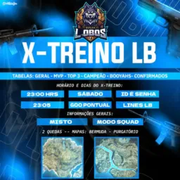🐺💙 •|• X-TREINO LB - 2Q •|• 💙🐺