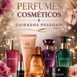 Perfumes , cosméticos e cuidados pessoais.