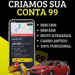Com 50 reais de entrada, Trabalhe agora msm com seu veículo pela 99