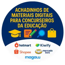 Achadinhos de materiais digitais para concurseiros da Educação.🦉📚🛒🧠👏