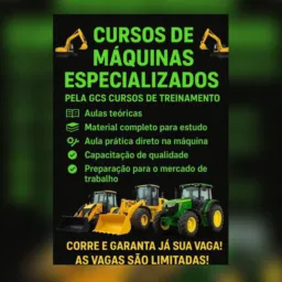 Curso de máquinas pesadas em São Pedro da água Branca-MA