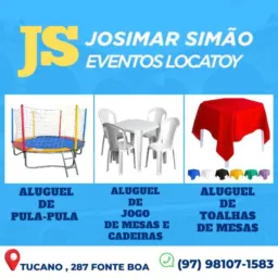 J.S JOSIMAR SIMÃO/ EVENTOS LOCATOY - TEFÉ 🎉🤝