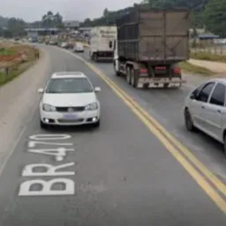 Trânsito Blumenau rodovia 470 BR 101