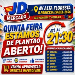 🚨JD MERCADO  BAIRRO PRINCESA ISABEL.