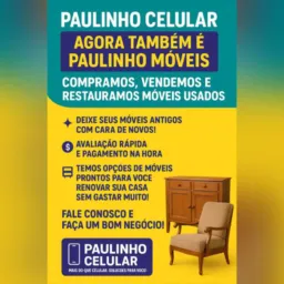 Loja Paulinho celular/Móveis novos e usados
