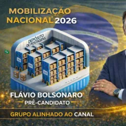 7️⃣9️⃣ Rede de Mobilização - Flávio Presidente - Depósito de postagens 🇧🇷