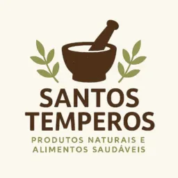 Santos temperos, alimentos saudáveis e produtos naturais