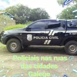 Policia na rua da cidades