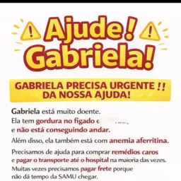 Rifa beneficiente para Gabriela