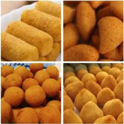 Salgados e doces de festa