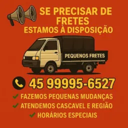 Fretes, Vendas, Aluguel Cascavel e Região!