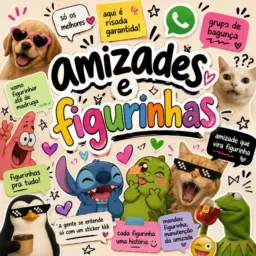 Amizades e figurinhas ❤️👏🏼☺️😉