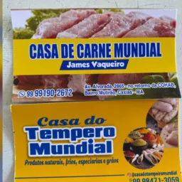 Casa de carne mundial e casa do tempero mundial!