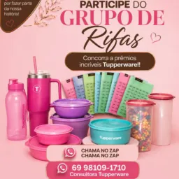 😍 TUPPERWARE PROMOÇÕES RIFAS E CONSÓRCIO 😍 RIFAS APARTIR DE R$0,50🍀🤩🍀