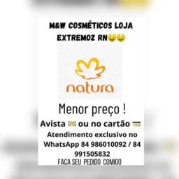 M&W cosmético menor preço, Natura ,boticário e Avon e Eudora em Extremoz🤑🥳🥳
