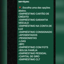 empréstimos on-line e presencial