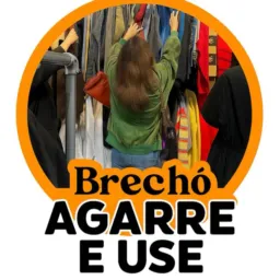 Peças promocionais brechó Agarre e Use