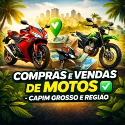 Compras e vendas de motos - Capim Grosso e Região ✅