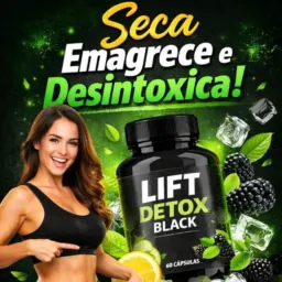 EMAGRECEDOR LIFT DETOX BLACK 💚