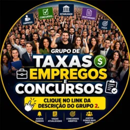 GRUPO 1 VAGAS FIXAS, TAXAS, VAGAS TEMPORÁRIAS,CURSOS,EMPREGOS 🧮🖇️📚📝